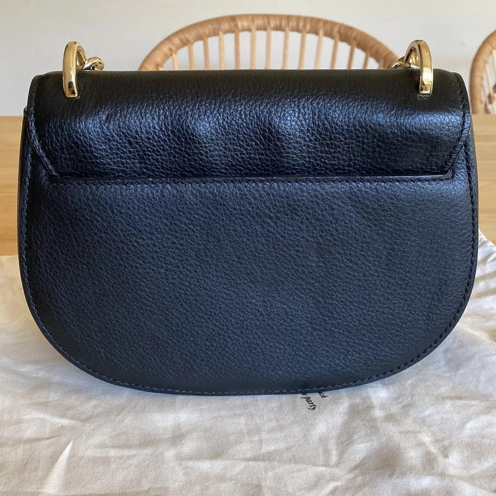 Kate Spade ♠️ Greenwood place Rita black handbag with strap and gold chain - Picture 11 of 17
